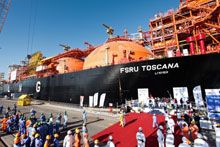 Battezzata “FSRU Toscana”