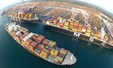 Tre giganti MSC insieme a Gioia Tauro