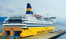 Mega Andrea in linea sulla Sardegna