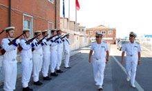 L’ammiraglio Campregher a Livorno