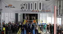 Dallo stabilimento STILL Luzzara uscito il 250º carrello