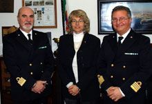 Monassi in visita alla Capitaneria