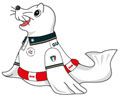 La foca mascotte della Guardia Costiera