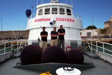 Studenti con la Guardia Costiera