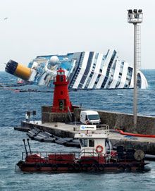 Labromare in azione sulla “Concordia”