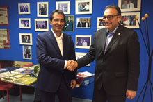 La fiamma olimpica accesa in Grecia