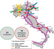 Nel rilancio del trasporto su ferrovia i nodi portuali, le reti e gli interporti