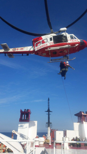 Esercitazione antincendio sul traghetto Liburna