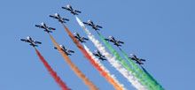 Le Frecce Tricolori su Livorno