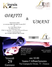 Nella Festa della Toscana Kinesis con “Diritti & Umani”