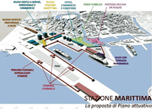 Stazione marittima di Livorno, il piano
