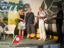 Premio ambiente e legalità alla Capitaneria di P. Empedocle