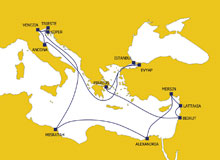 Nuovo servizio Tarros Adriatico, Levante, Libya
