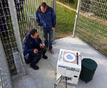 Misurare il vento in alto fino a 200 metri sopra il porto