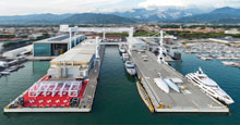 Maxi-yachts Admiral a Carrara cresce la produzione del marchio