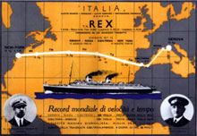 Con il “Rex” del Blue Ribbon a Genova