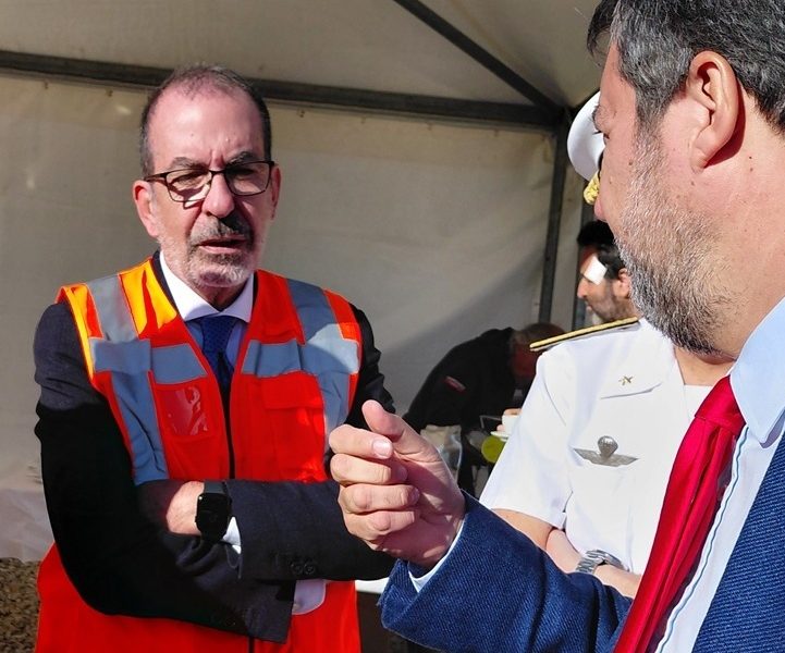 DARSENA EUROPA sopralluogo con Dionisi Salviniin primo piano ottobre 2025 8mz