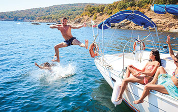 Ferie-in-barca