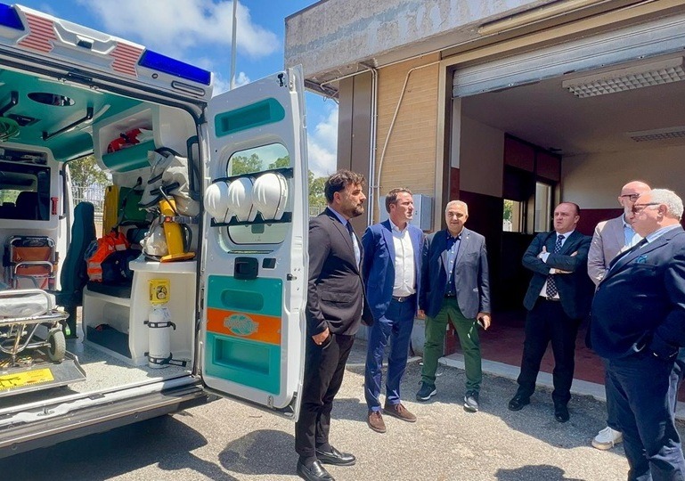 GIOIA TAURO inaugurazione del presidio sanitario in porto com1