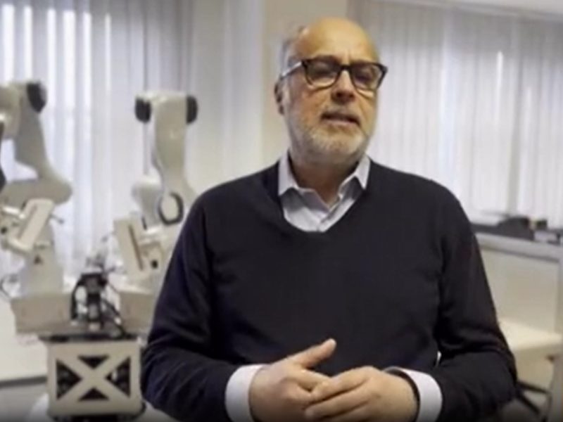 Massimo Bergamasco, professore della Scuola SantAnna di Pisa