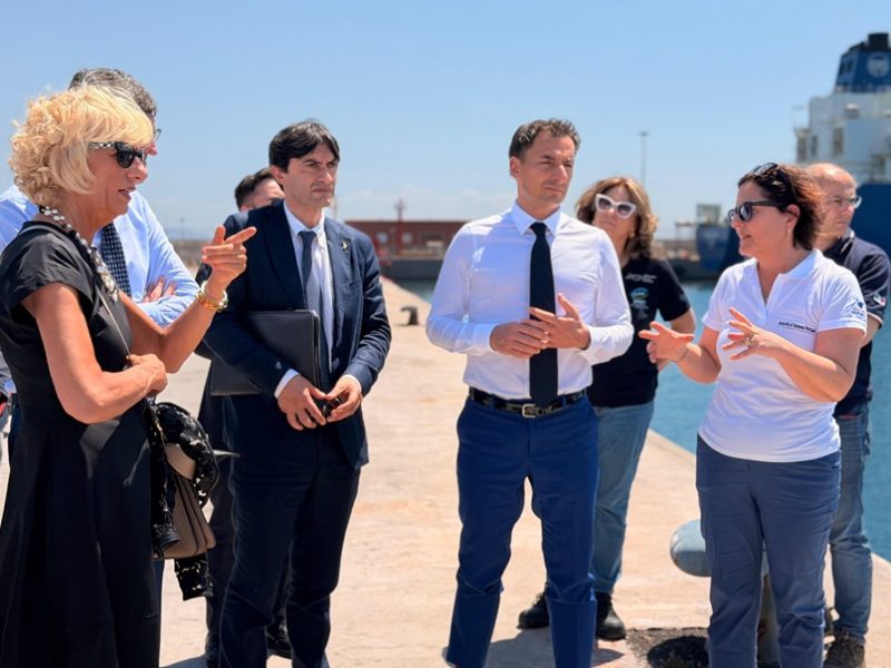 Piombino il sopralluogo della commissione parlamentare ecomafie mpo4