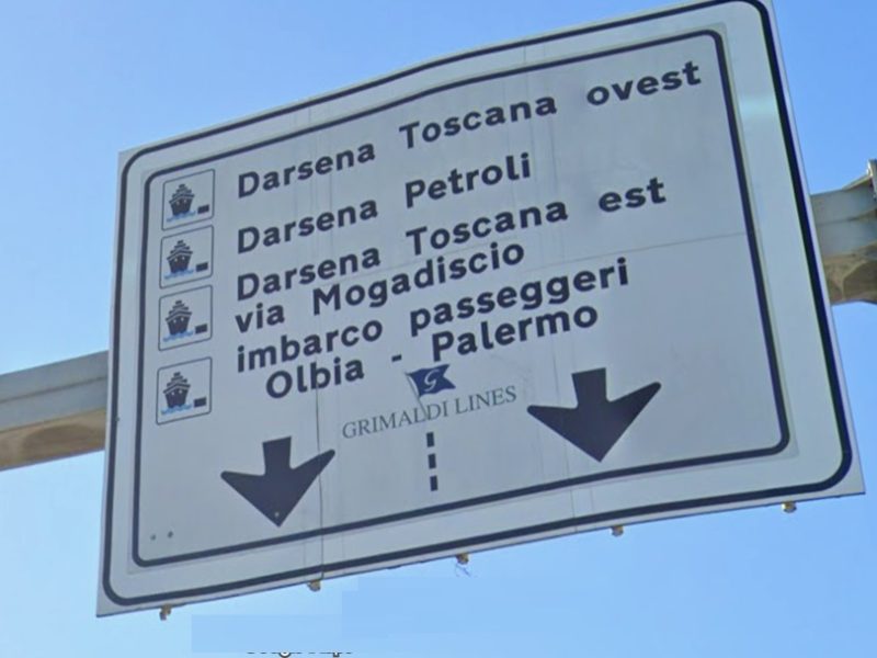 SEGNALE STRADALE DARSENA TISCANA