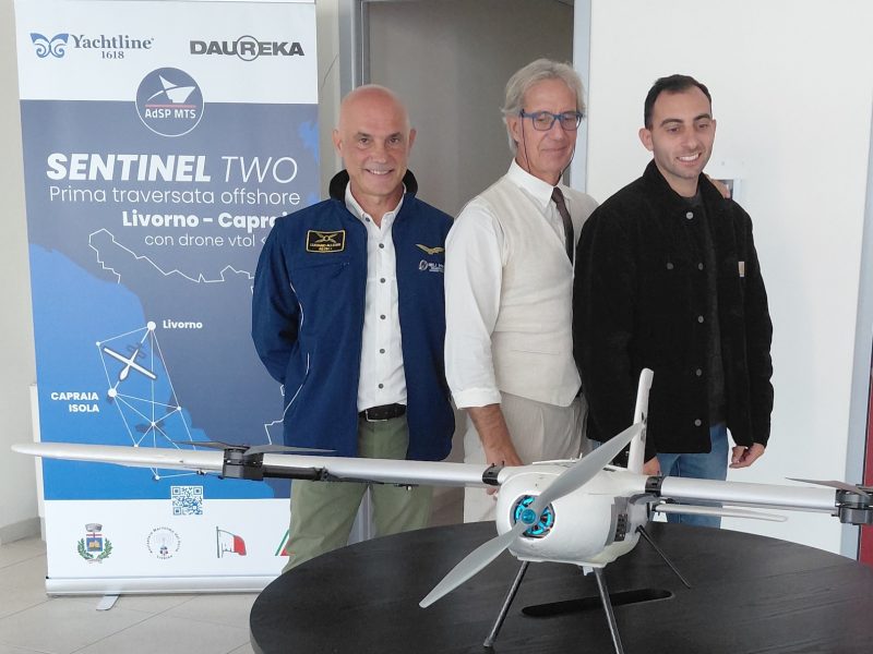 Tre dei protagonisti del progetto Sentinel III, da sinistra Luciano Allegri, Marco Fulvi e Dario Marzi