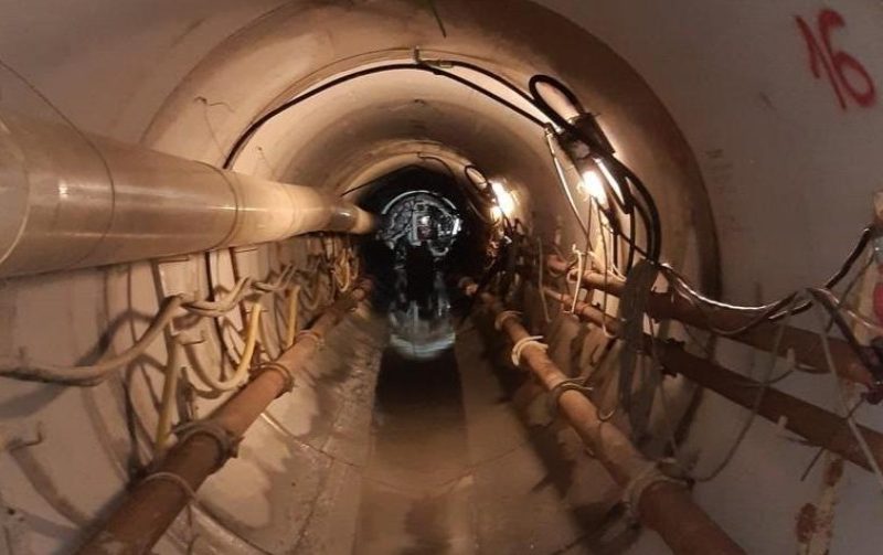 galleria del microtunnel porto di Livorno