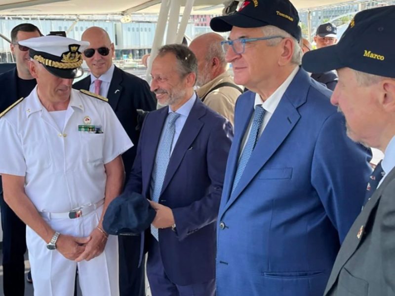 il sopralluogo del Ministro Foti accolto Matteo Paroli1