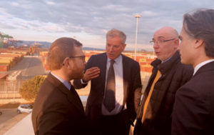 Il ministro per il Sud in visita a Gioia Tauro