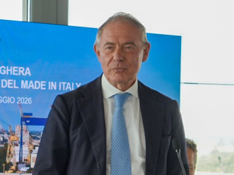 ministro. Adolfo Urso a Porto Marghera in visita com2