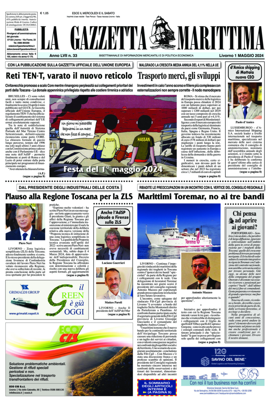 Giornale del 01-05-2024