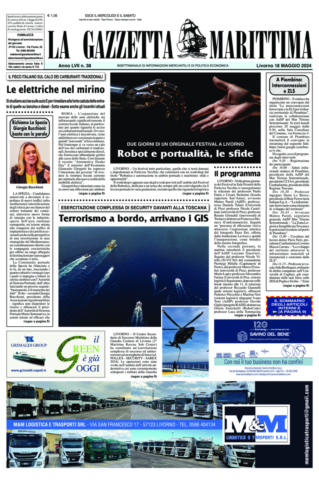 Giornale del 18-05-2024