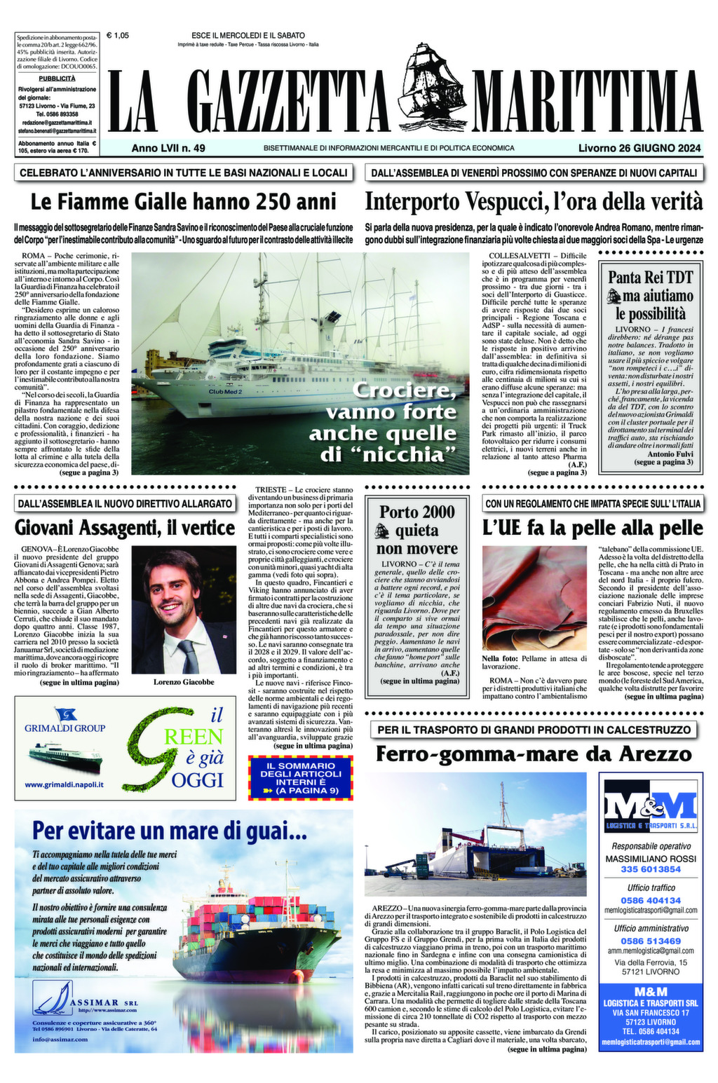 Giornale del 26-06-2024