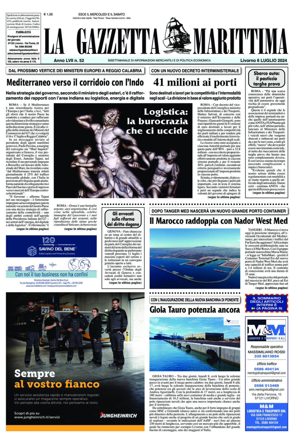 Giornale del 06-07-2024