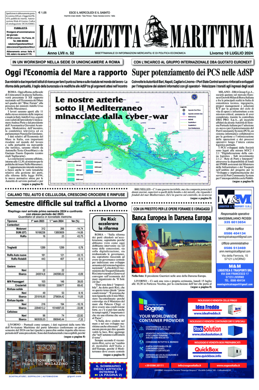 Giornale del 10-07-2024