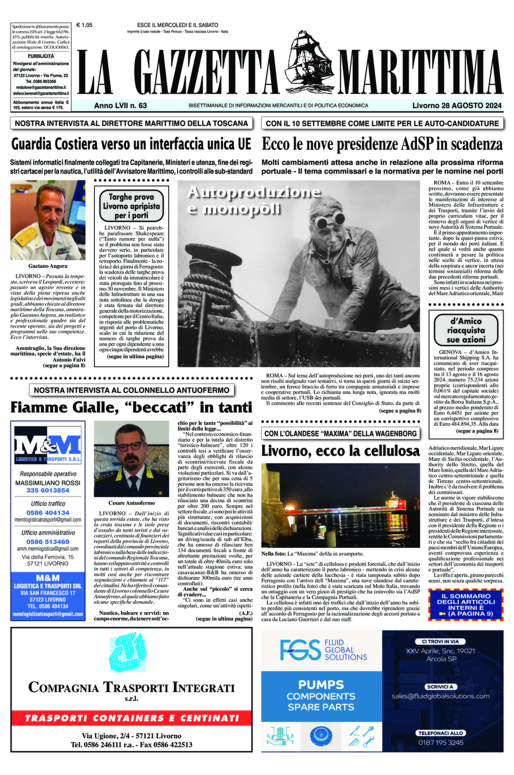 Giornale del 28-08-2024