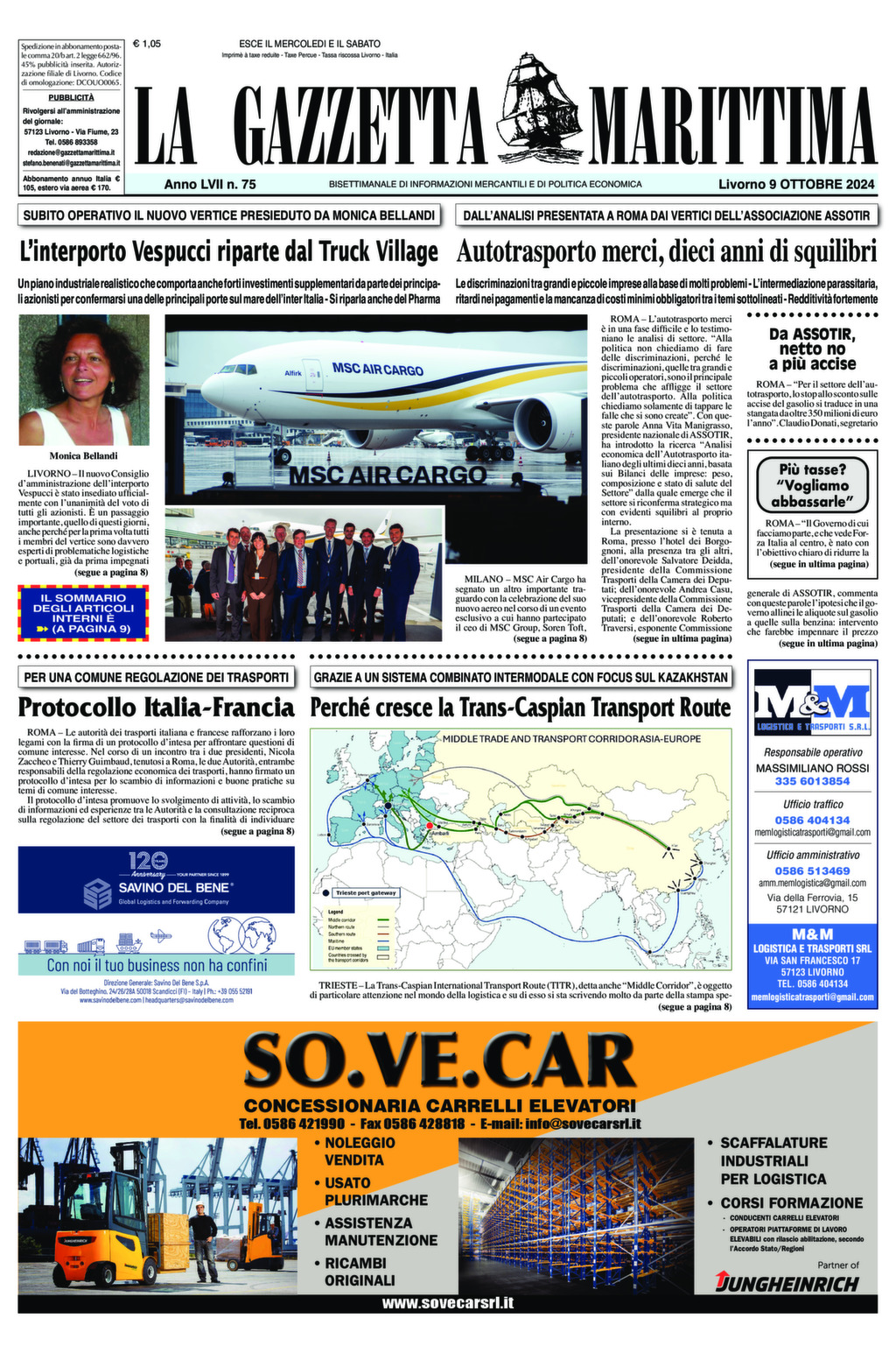 Giornale del 09-10-2024