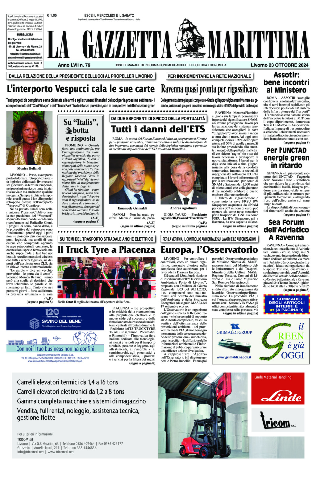 Giornale del 23-10-2024