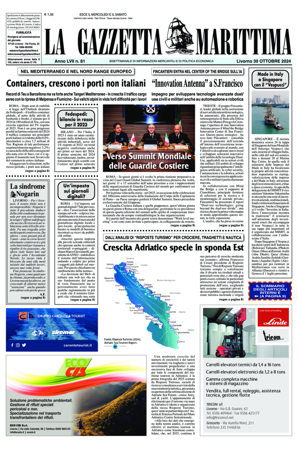 Giornale del 30-10-2024