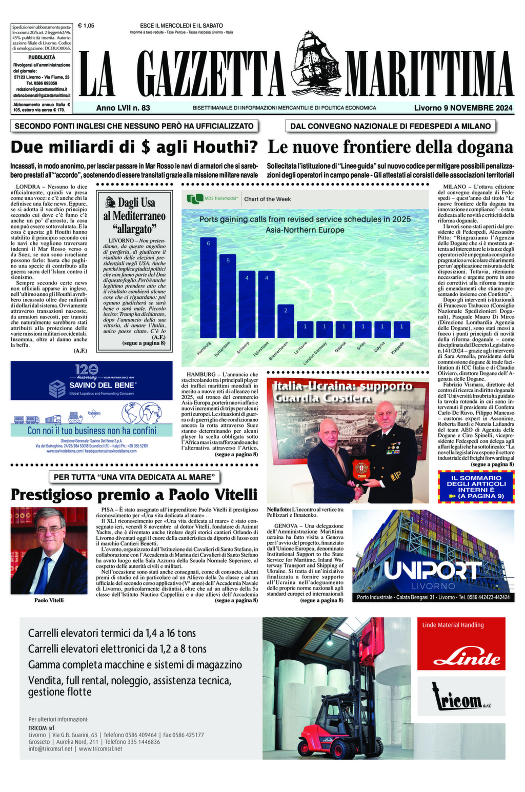 Giornale del 09-11-2024