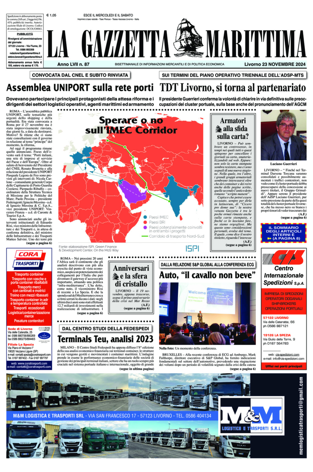 Giornale del 23-11-2024