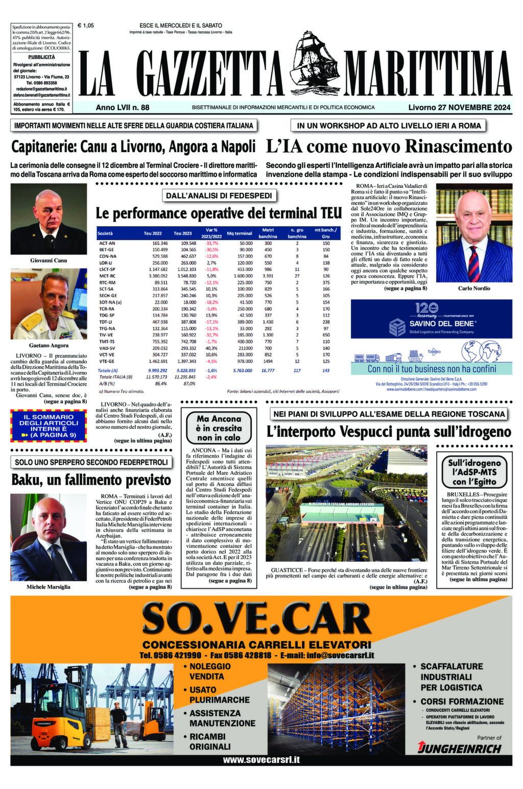 Giornale del 27-11-2024
