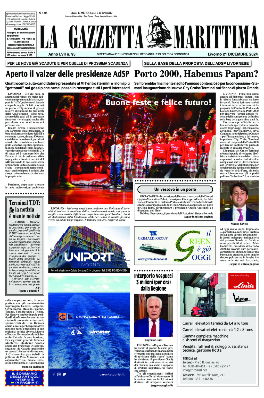 Giornale del 21-12-2024