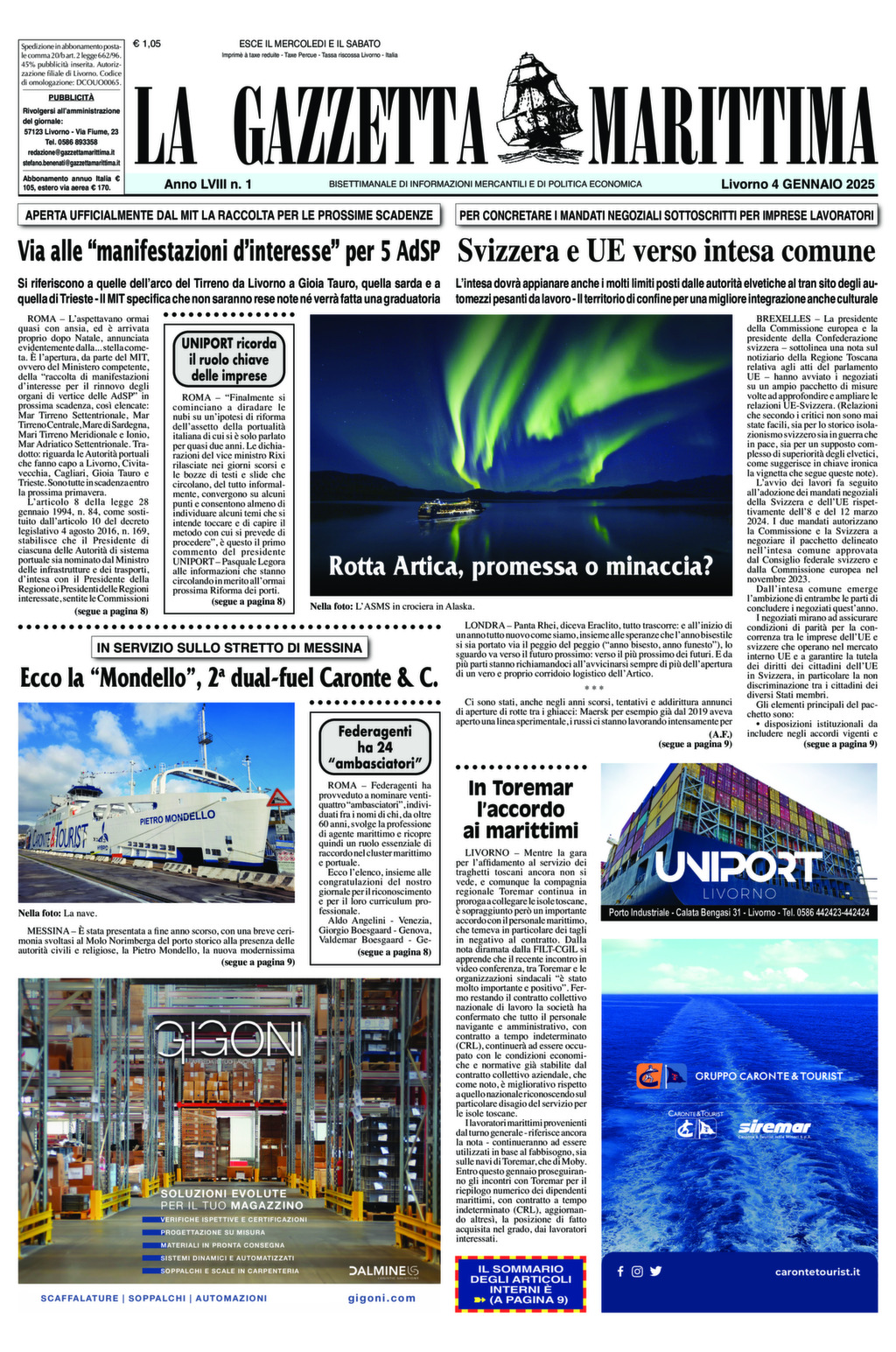 Giornale del 04-01-2025