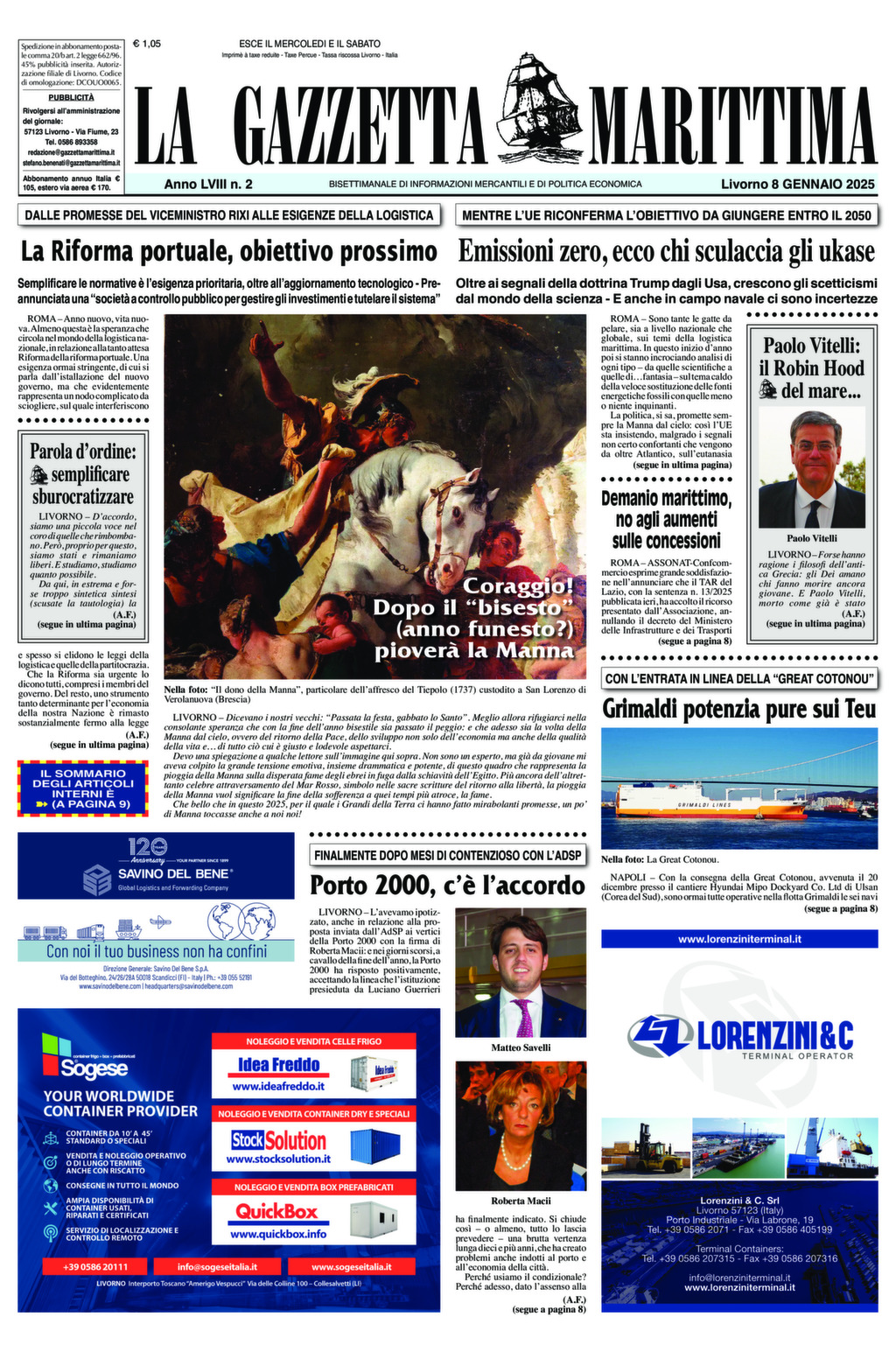 Giornale del 08-01-2025