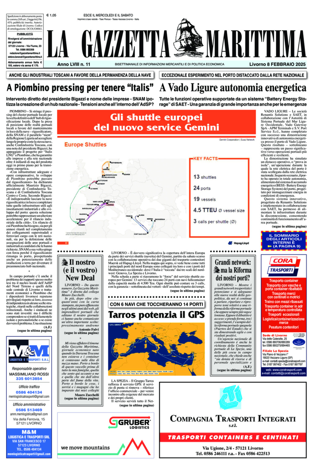 Giornale del 08-02-2025