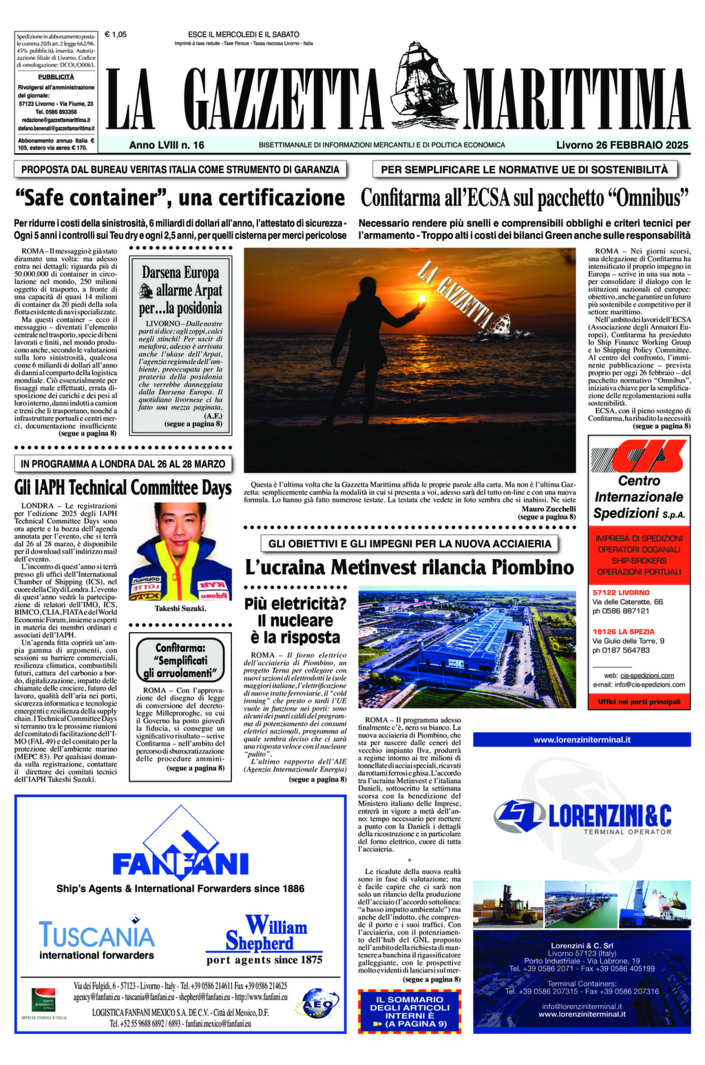 Giornale del 26-02-2025