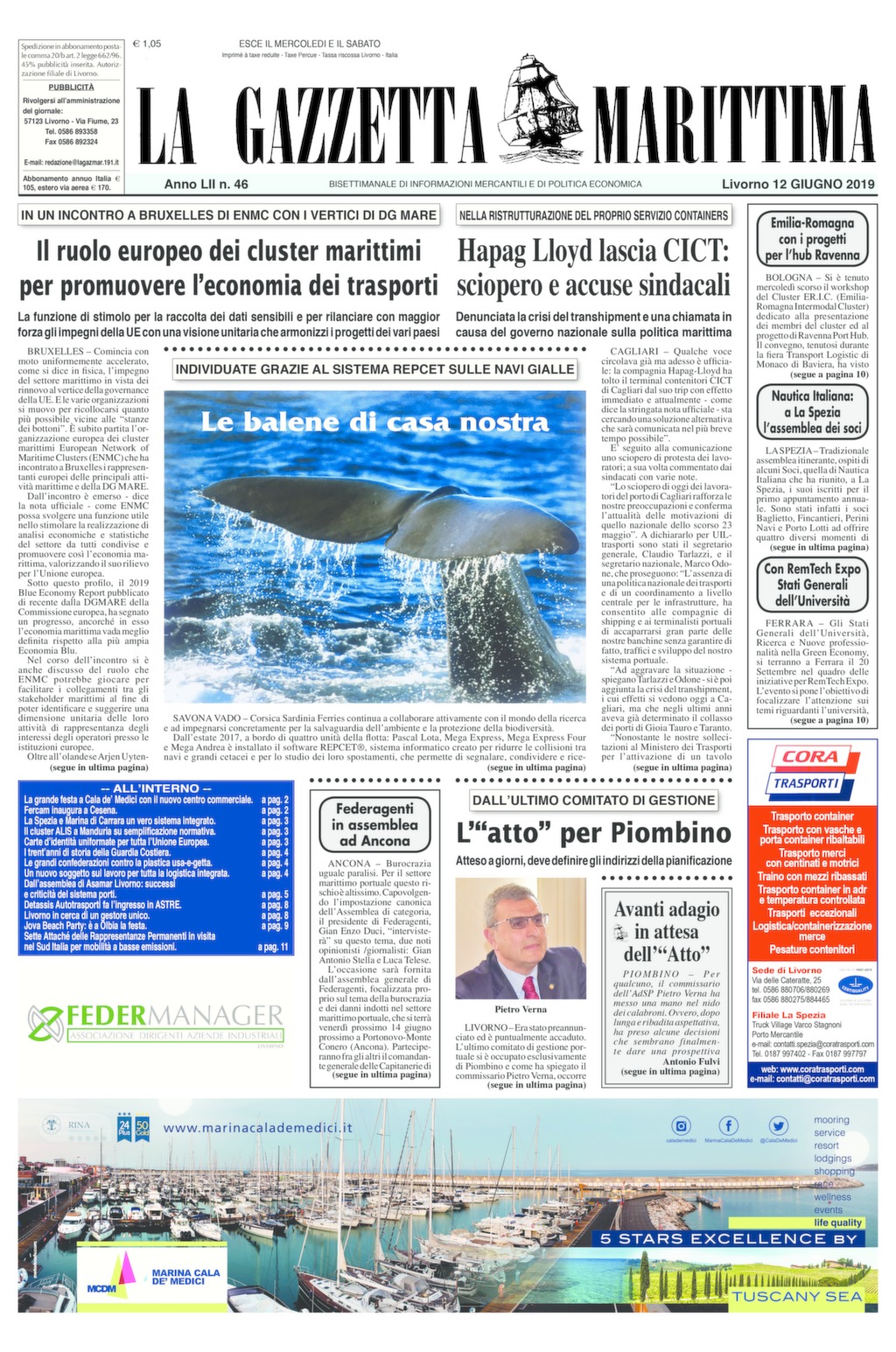Giornale del 12-6-2019