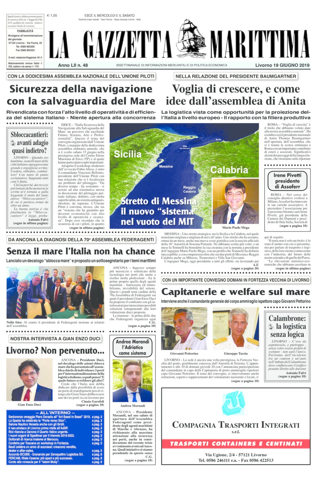 Giornale del 19-6-2019